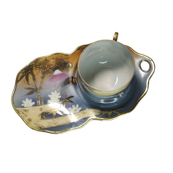 Vintage Shofu Hand-Painted Tea Set Japanese Porcelain Collectible Traditional - Picture 4 of 13